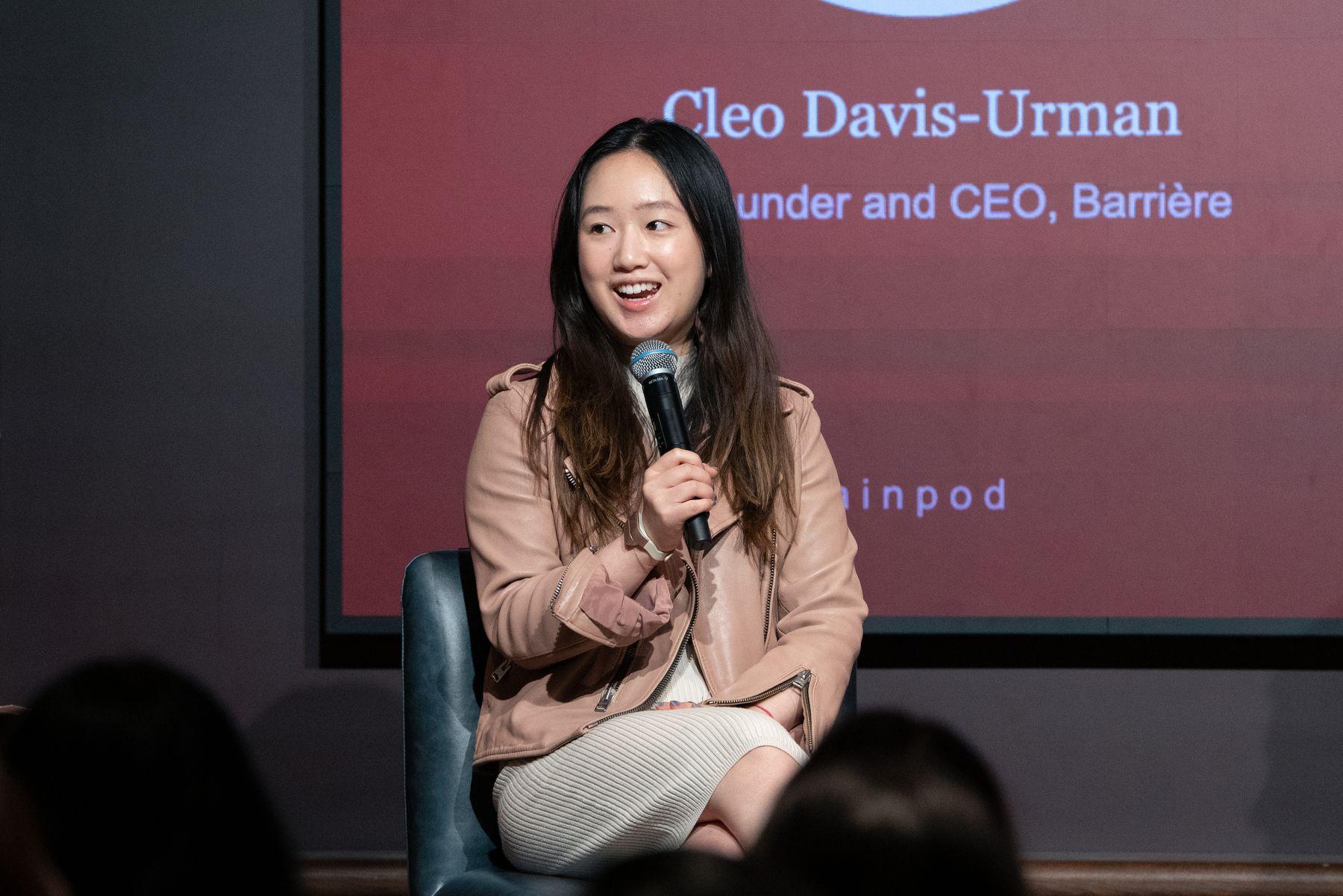 Jenny Duan of Clair Health on the women's health panel